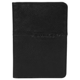    Puzdro na pas a kartu z čiernej kože Burkely Parisian Paige s RFID ochranou