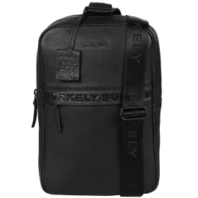    Burkely About Ally čierna, dámska, kožená taška na opasok, crossbody