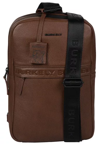  Burkely About Ally čierna, dámska, kožená taška na opasok, crossbody