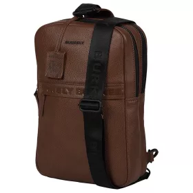    Burkely About Ally čierna, dámska, kožená taška na opasok, crossbody