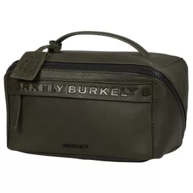    Burkely Lush Lucy sivobiela kožená toaletná taška 26 x 13 cm