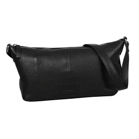    Burkely Antique Avery hnedá kožená dámska taška cez rameno, bočná taška