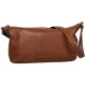  Burkely Antique Avery hnedá kožená dámska taška cez rameno, bočná taška