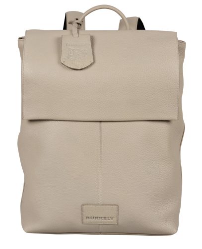 Burkely Casual Cayla čierny dámsky kožený batoh, taška na notebook 14"