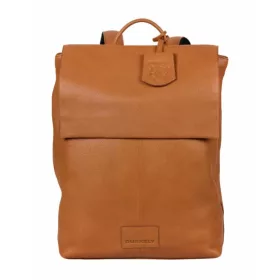    Burkely Casual Cayla čierny dámsky kožený batoh, taška na notebook 14"