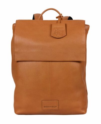  Burkely Casual Cayla čierny dámsky kožený batoh, taška na notebook 14"