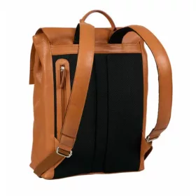    Burkely Casual Cayla čierny dámsky kožený batoh, taška na notebook 14"