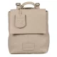  Kožený dámsky batoh Burkely Just Jolie béžový, bočná taška, taška na notebook 33 x 31 cm