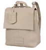  Kožený dámsky batoh Burkely Just Jolie béžový, bočná taška, taška na notebook 33 x 31 cm