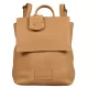  Burkely Just Jolie koňak dámsky kožený batoh, bočná taška, taška na notebook 33 x 31 cm