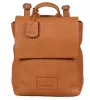  Burkely Just Jolie koňak dámsky kožený batoh, bočná taška, taška na notebook 33 x 31 cm