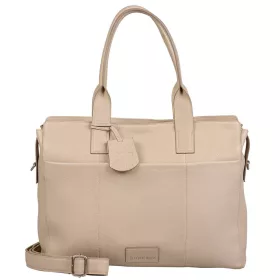    Burkely Antique Avery Black dámska kožená taška na notebook cez rameno 15,6"