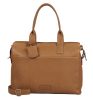  Burkely About Ally Workbag hnedá dámska kožená taška cez rameno s krokotlačou 15"