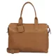  Burkely About Ally Workbag hnedá dámska kožená taška cez rameno s krokotlačou 15"
