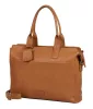  Burkely About Ally Workbag hnedá dámska kožená taška cez rameno s krokotlačou 15"