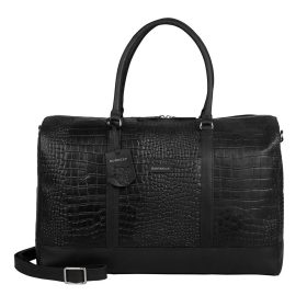    Kožená cestovná taška Burkely Minimal Mason červená 58 x 29 cm