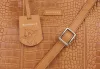  Burkely About Ally Workbag hnedá dámska kožená taška cez rameno s krokotlačou 15"