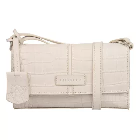    Burkely Parisian Paige béžová, dámska kožená taška na opasok, crossbody, s RFID ochranou