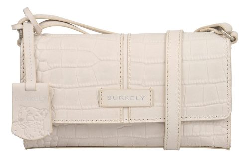  Burkely Parisian Paige béžová, dámska kožená taška na opasok, crossbody, s RFID ochranou
