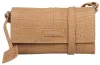  Burkely Parisian Paige béžová, dámska kožená taška na opasok, crossbody, s RFID ochranou
