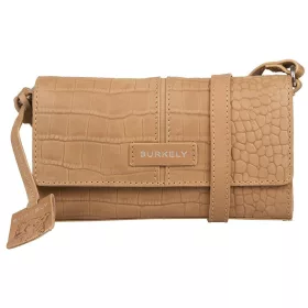    Burkely Parisian Paige béžová, dámska kožená taška na opasok, crossbody, s RFID ochranou