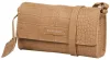  Burkely Parisian Paige béžová, dámska kožená taška na opasok, crossbody, s RFID ochranou