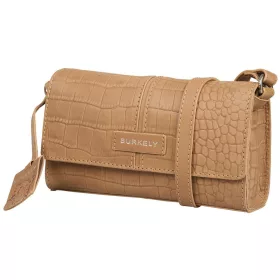    Burkely Parisian Paige béžová, dámska kožená taška na opasok, crossbody, s RFID ochranou