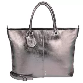    Burkely Just Jackie čierna dámska kožená taška cez rameno, kabelka, s držiakom na notebook 14"