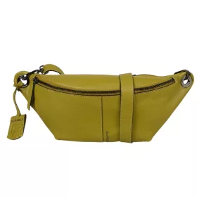   Burkely Lush Lucy čierna dámska kožená mini kabelka cez rameno crossbody 22 x 14 cm