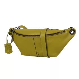   Burkely Lush Lucy čierna dámska kožená mini kabelka cez rameno crossbody 22 x 14 cm