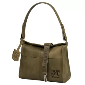    Burkely Antique Avery hnedá kožená dámska taška cez rameno, bočná taška