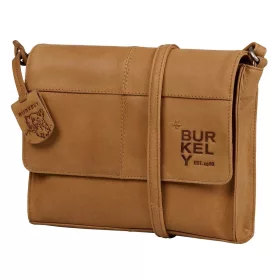    Burkely Antique Avery hnedá kožená dámska taška cez rameno, bočná taška