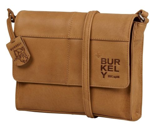  Burkely Antique Avery hnedá kožená dámska taška cez rameno, bočná taška