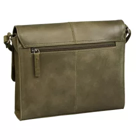    Burkely Antique Avery hnedá kožená dámska taška cez rameno, bočná taška