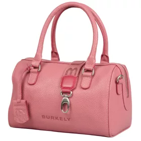    Burkely Croco Cassy čierna dámska kožená taška cez rameno, kabelka