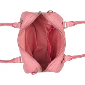    Burkely Croco Cassy čierna dámska kožená taška cez rameno, kabelka