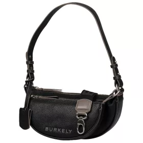    Dámska kožená taška cez rameno Burkely Secret Sage okrovo-žltej farby