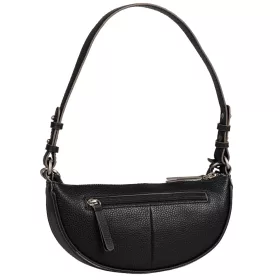    Dámska kožená taška cez rameno Burkely Secret Sage okrovo-žltej farby