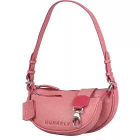    Dámska kožená taška cez rameno Burkely Secret Sage okrovo-žltej farby