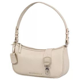    Dámska kožená taška cez rameno Burkely Secret Sage okrovo-žltej farby