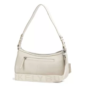    Dámska kožená taška cez rameno Burkely Secret Sage okrovo-žltej farby