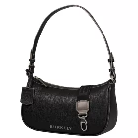    Dámska kožená taška cez rameno Burkely Secret Sage okrovo-žltej farby