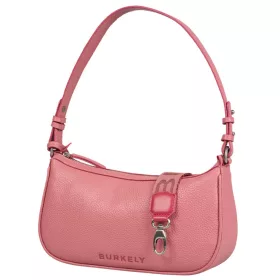    Dámska kožená taška cez rameno Burkely Secret Sage okrovo-žltej farby