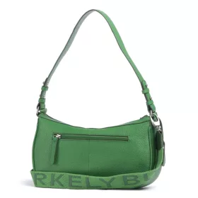    Dámska kožená taška cez rameno Burkely Secret Sage okrovo-žltej farby