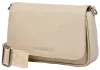  Dámska kožená taška cez rameno Burkely Even Ella Hobo béžovej farby