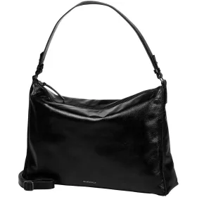    Dámska kožená taška cez rameno Burkely Even Ella Hobo béžovej farby