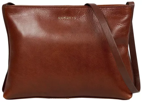  Burkely Antique Avery hnedá dámska kožená taška cez rameno, kabelka