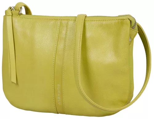  Burkely Soft Skylar hnedá dámska kožená kabelka, taška cez rameno