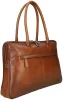 Burkely About Ally Workbag hnedá dámska kožená taška cez rameno s krokotlačou 15"