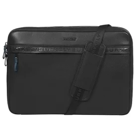    Burkely Minimal Mason koňaková hnedá kožená taška na notebook 15,6" 40 x 28 cm